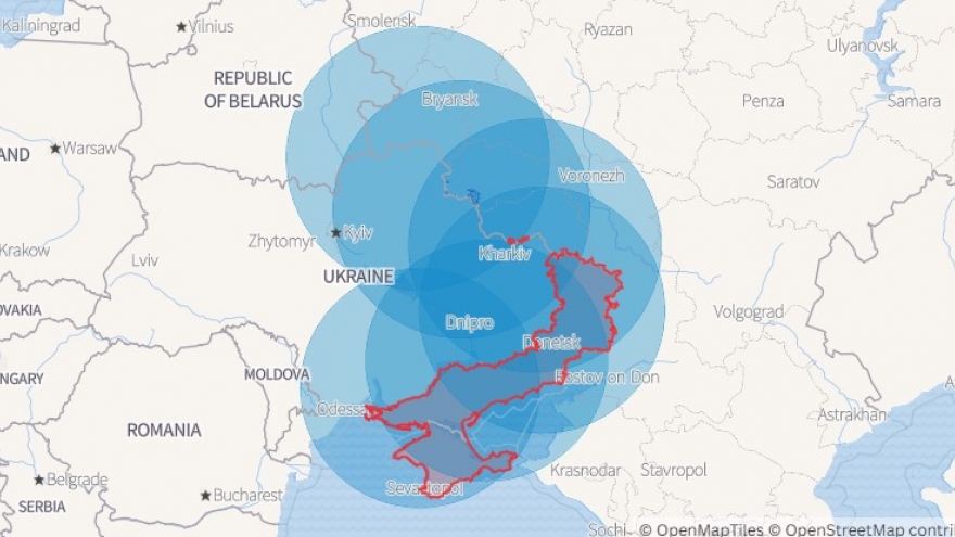 So sánh tầm bắn các tên lửa của Ukraine và tác động của ATACMS đến Nga